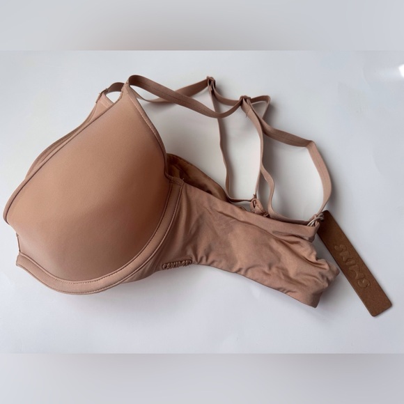 SKIMS NWT Women’s Weightless Scoop Bra in Sienna Size 34 B - Picture 5 of 9